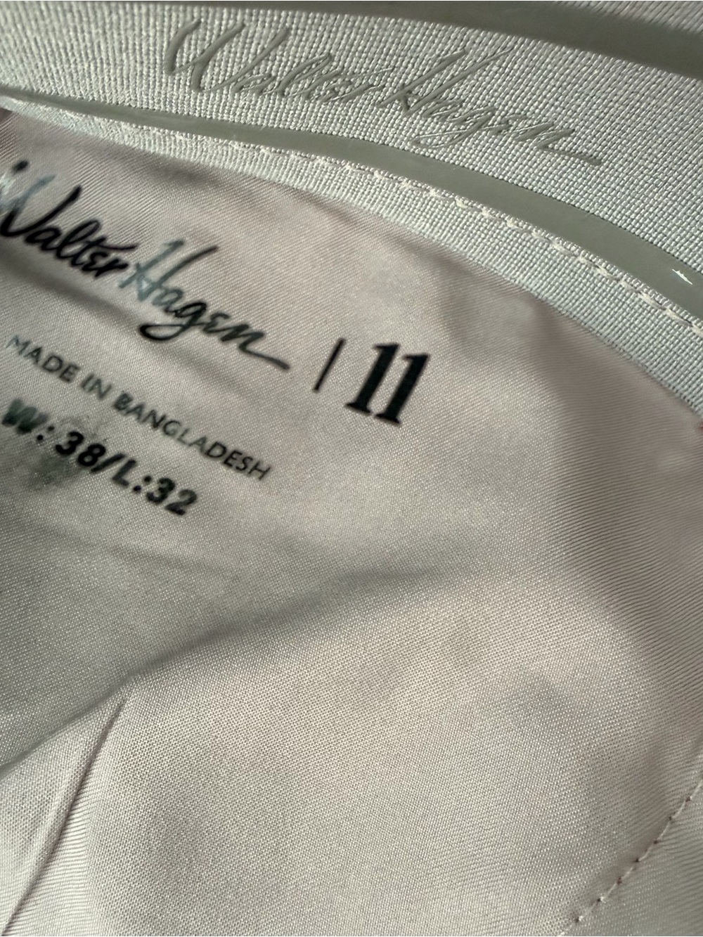 NWT Walter Hagen Perfect 11 Men Golf Pants 38x32 Slim Fit Stretch Maroon Heather - Picture 5 of 10